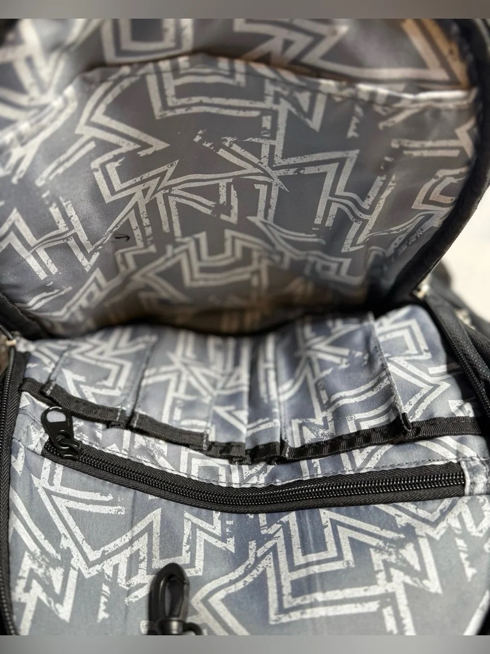 OGIO Bullion Backpack Black/Silver Padded New With Tags Company Logo